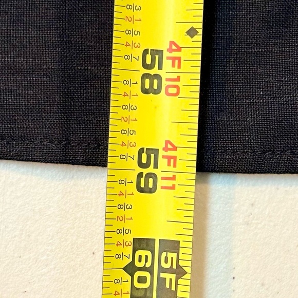 NWT JASON WU‎ Black Linen Maxi Dress Crochet Size L - Picture 10 of 10